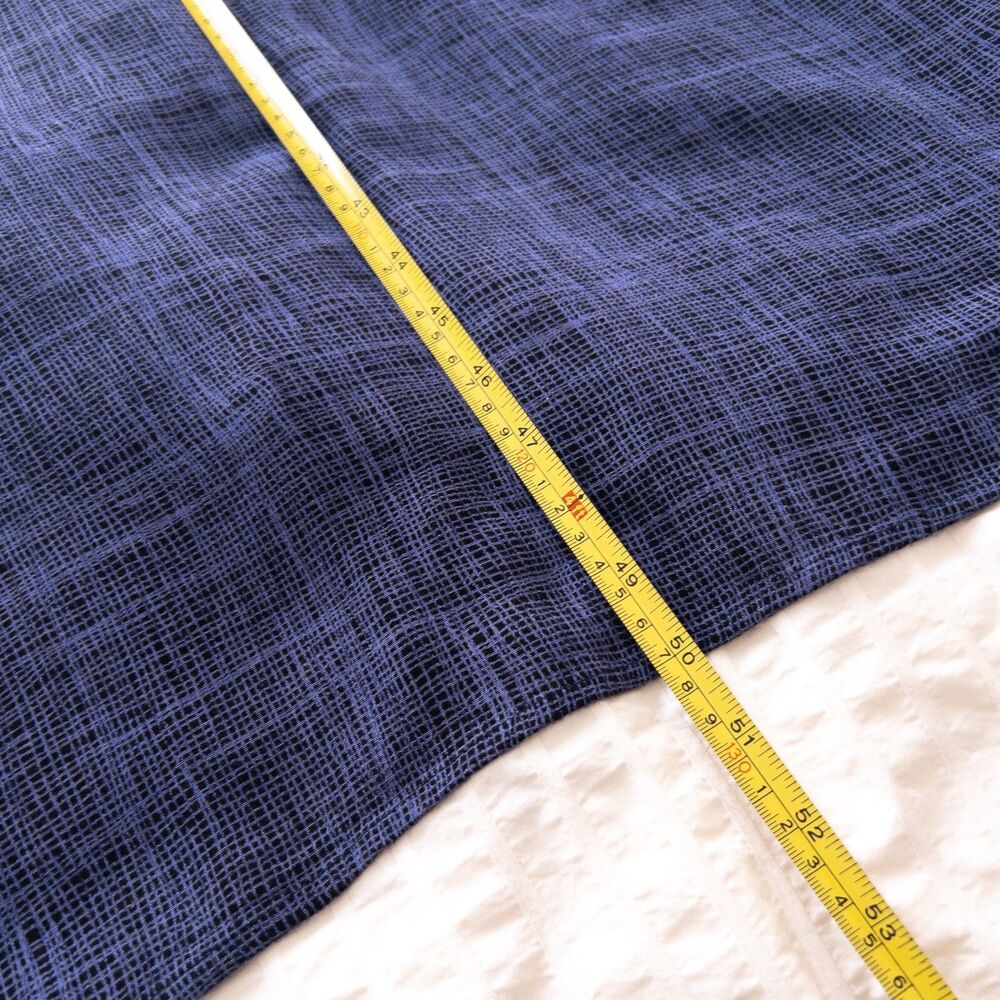 VTG 90s Rabbit Rabbit Rabbit Design Abstract Blue Layered Maxi Dress Size 12M - Picture 14 of 15